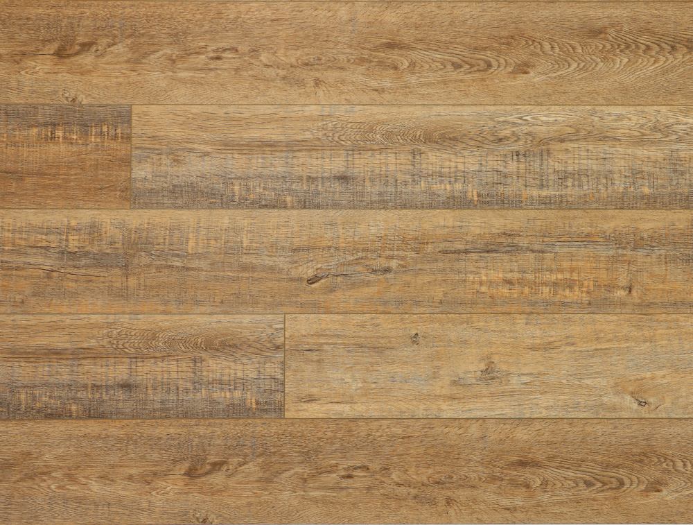 Кварцвиниловый SPC ламинат Cronafloor Wood Дуб Робуста ZH-81141-1 1200×180×4